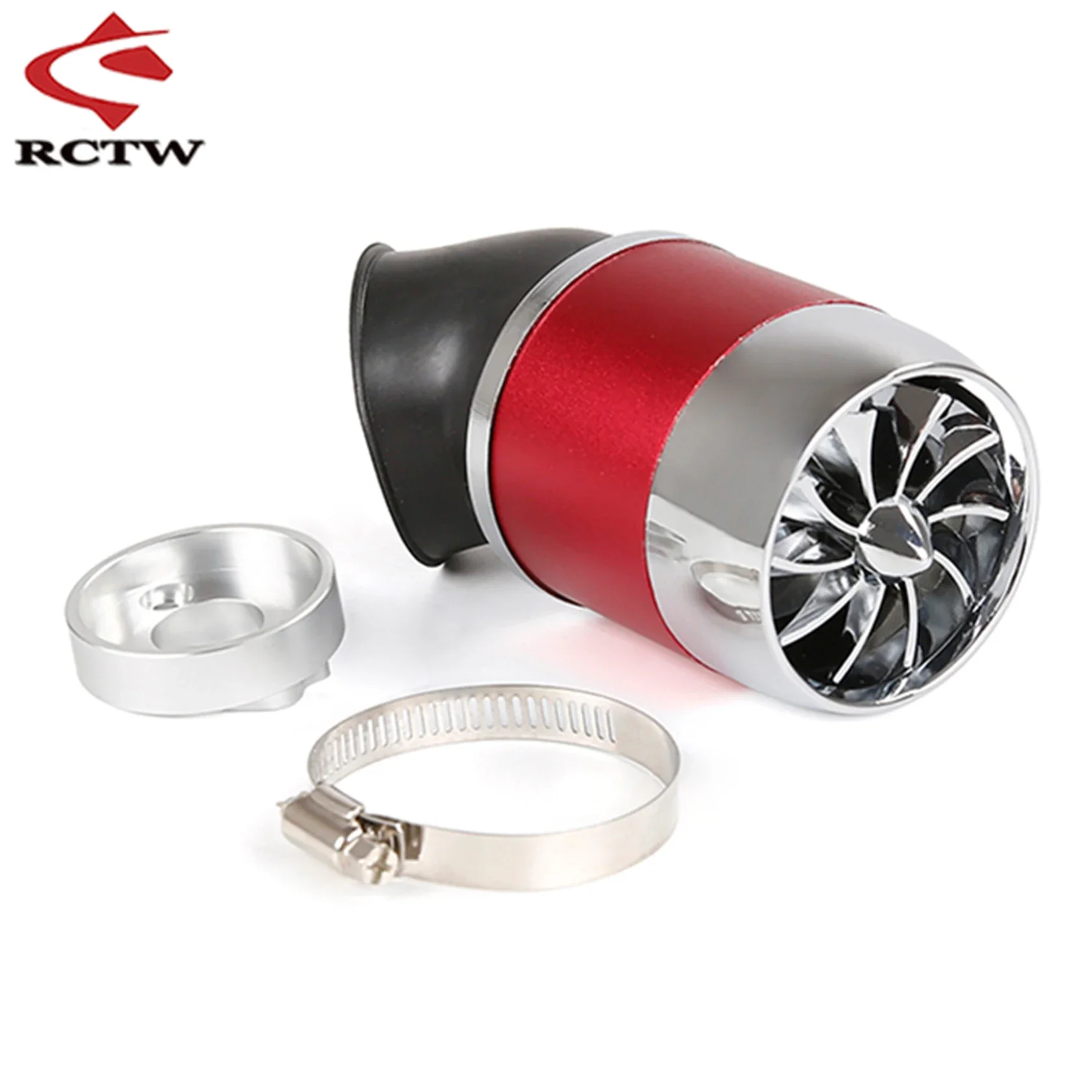 23cc-71cc Engine Metal Air Filter Kit with Fan Design for 1/5 HPI Rofun Baha King Motor Rovan Baja 5B 5T 5SC Rc Car Parts