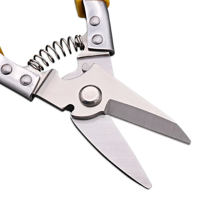 Gunting Listrik Stainless Steel Satu Tangan Alat Pemotong Serbaguna Universal Pisau Tajam Besar Dirancang untuk Memotong