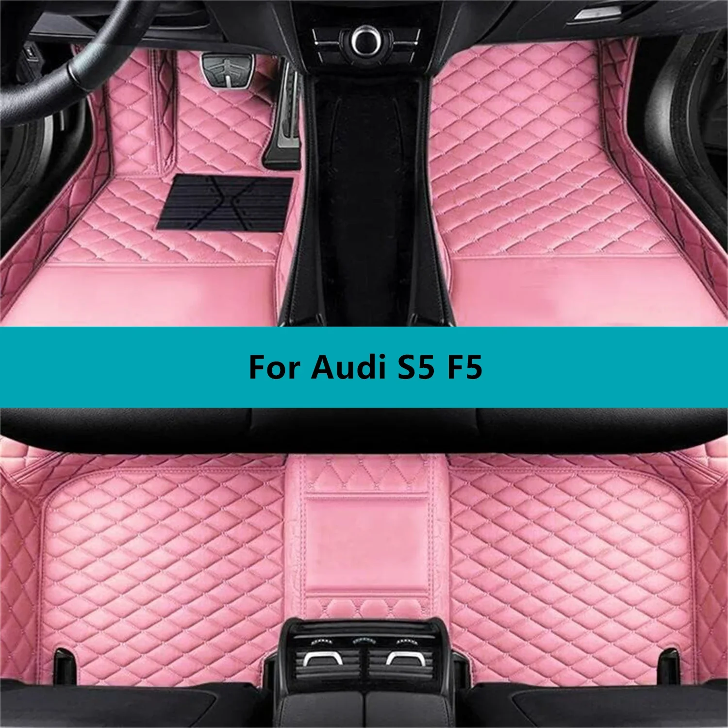 

Custom Car Floor Mats For Audi S5 F5 2017 2018 2019 2020 2021 2022 All Weather Waterproof Car Floor Mats Full Set