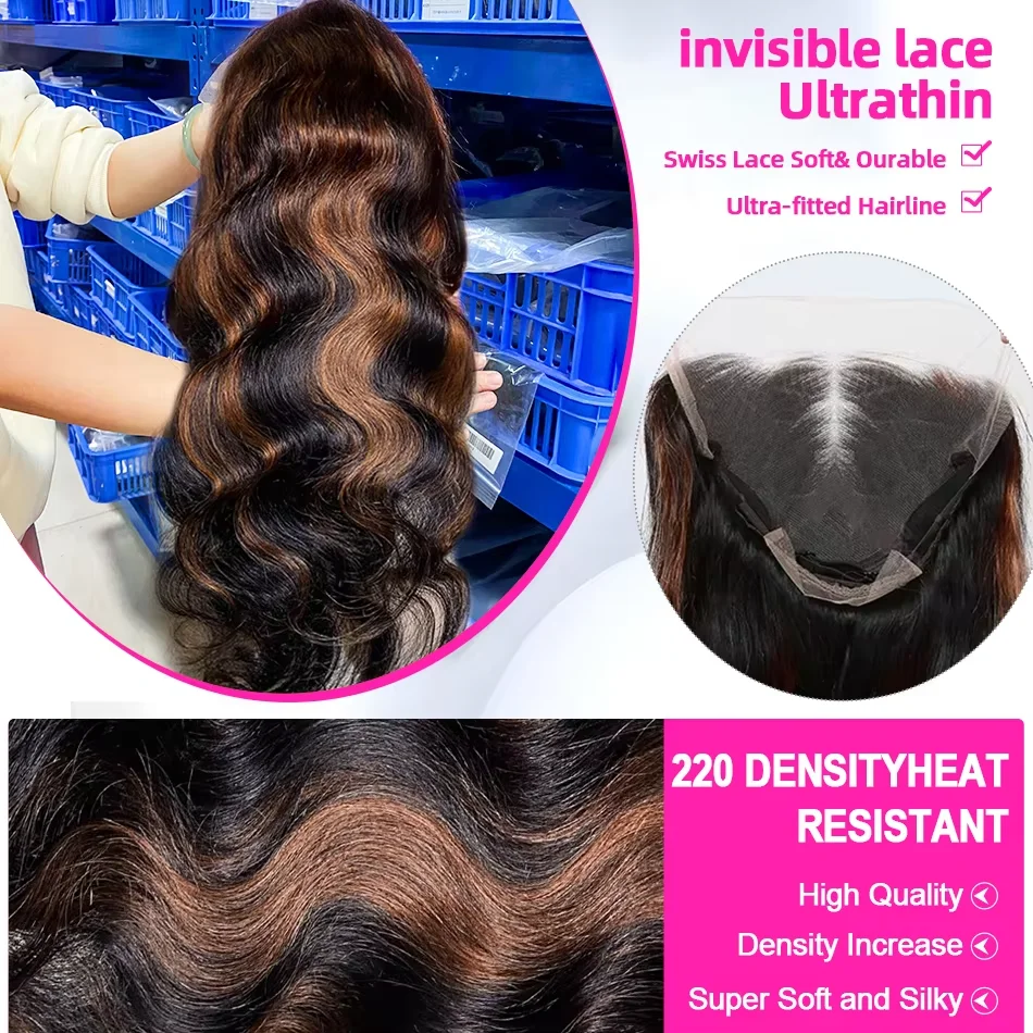 Парик с хайлайтами омбре, 13x4 – обзор и цена Lace Front Wigs