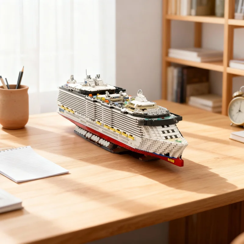 

Набор строительных блоков MOC Oasis Of The Seas, 6646 деталей, для сборки модели, креативный подарок, декор для демонстрации, премиум-класс, для взрослых и детей