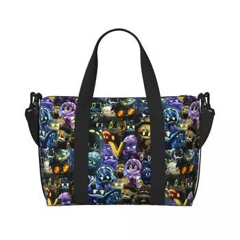 مخصص أنيمي القتل الطائرات بدون طيار أفلام حمل حقيبة المرأة سعة كبيرة ألعاب الشاطئ رياضة الكتف حقيبة سفر