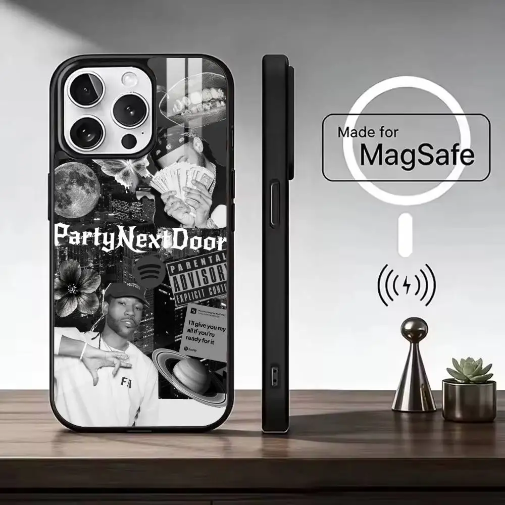 P-Partynextdoor Cool Rapper Phone Case For iPhone17,16,15,14,13,12,11 Plus,Pro Magnetic with Magsafe Wireless Charging