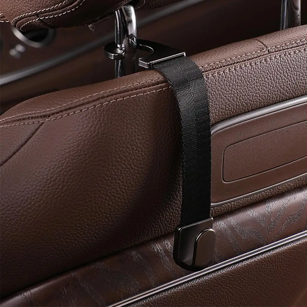 

Car Headrest Hooks Hanger For Bags Holder Clips Auto Fastener Hooks Car Storage Interior Accessories U3J1