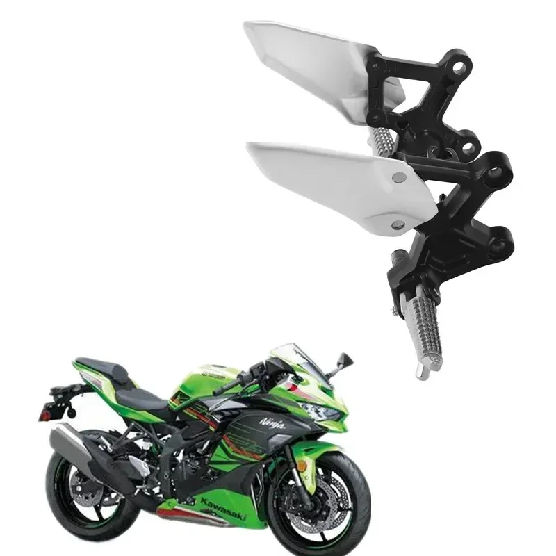 

For Kawasaki Ninja ZX-4RR 2023 Accesorios moto Front Driver Footrest Foot pegs Brackets Kit