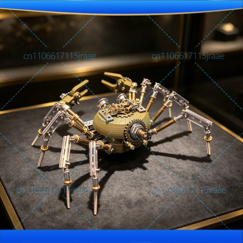 Steampunk Mechanical Crab DIY Assembly Model Creative Desktop Ornament