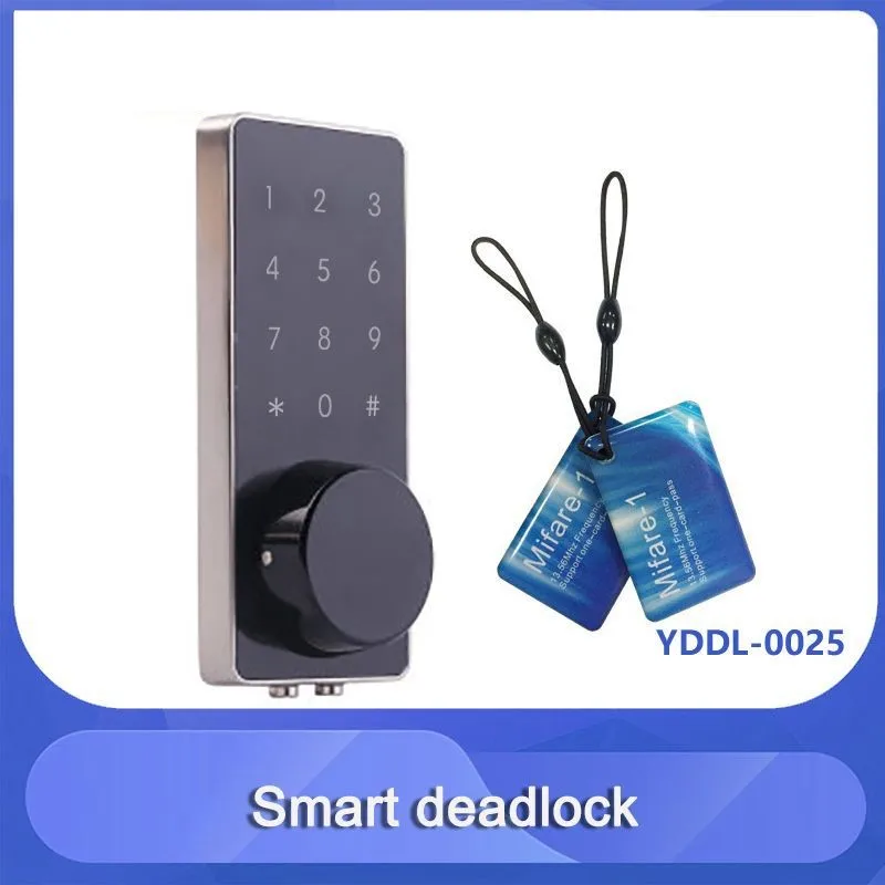 YDDL-0025 Smart Lock Indoor Home Bedroom Door Combination Lock Free Hole Replacement Ball Lock Bluetooth Swipe Card Lock