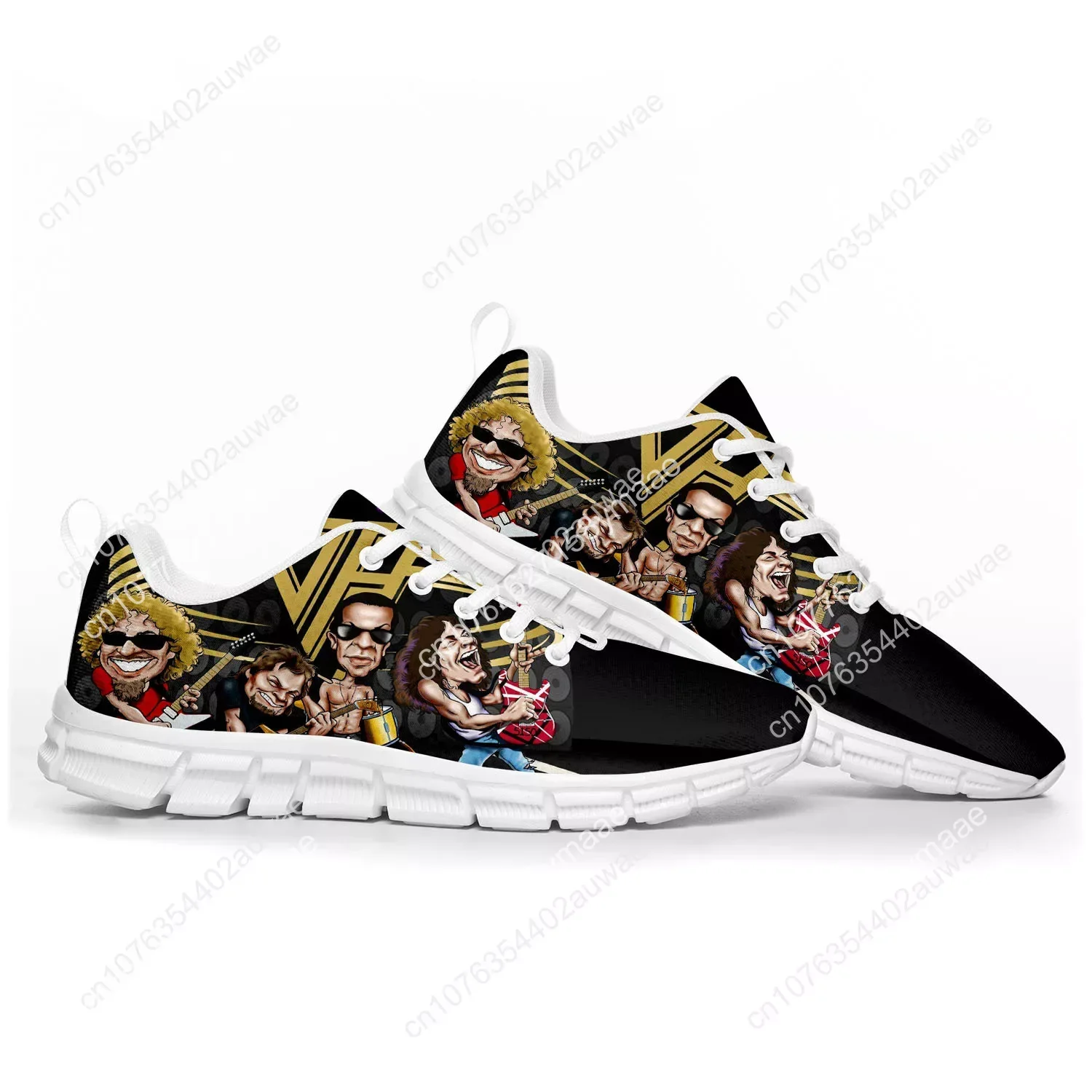 Van Evh 1984 Stripes Halen Sports Shoes Mens Women Teenager Kids Sneakers Rock Band 5150 Casual Custom Couple High Quality Shoes