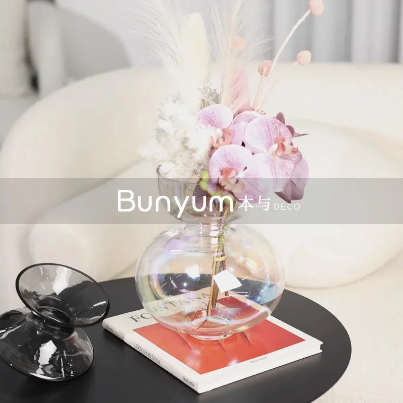 ديكورات مزهرية زجاجية متقدمة، تنسيقات الزهور، ديكورات الأزهار، غرف العينات، غرف المعيشة، طاولات الطعام، الجو، #4