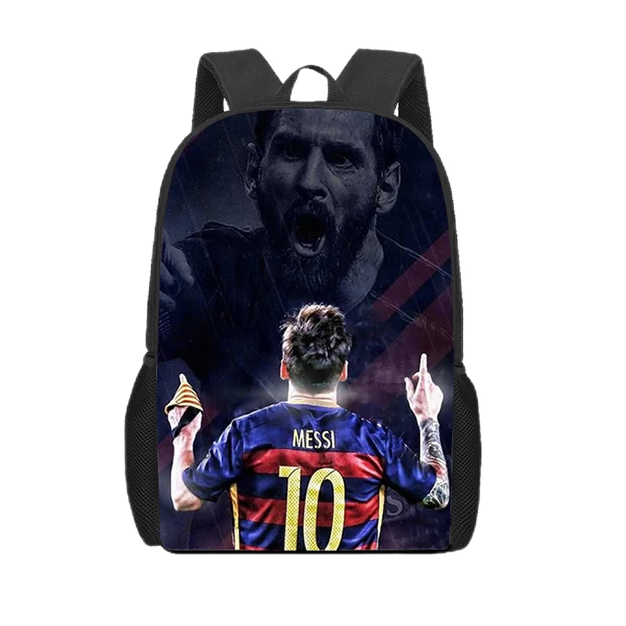 Football Star Messi Ronaldo Backpack Children's Backpack Travel Star Collection Bag Celebrity Gift Children's Backpack