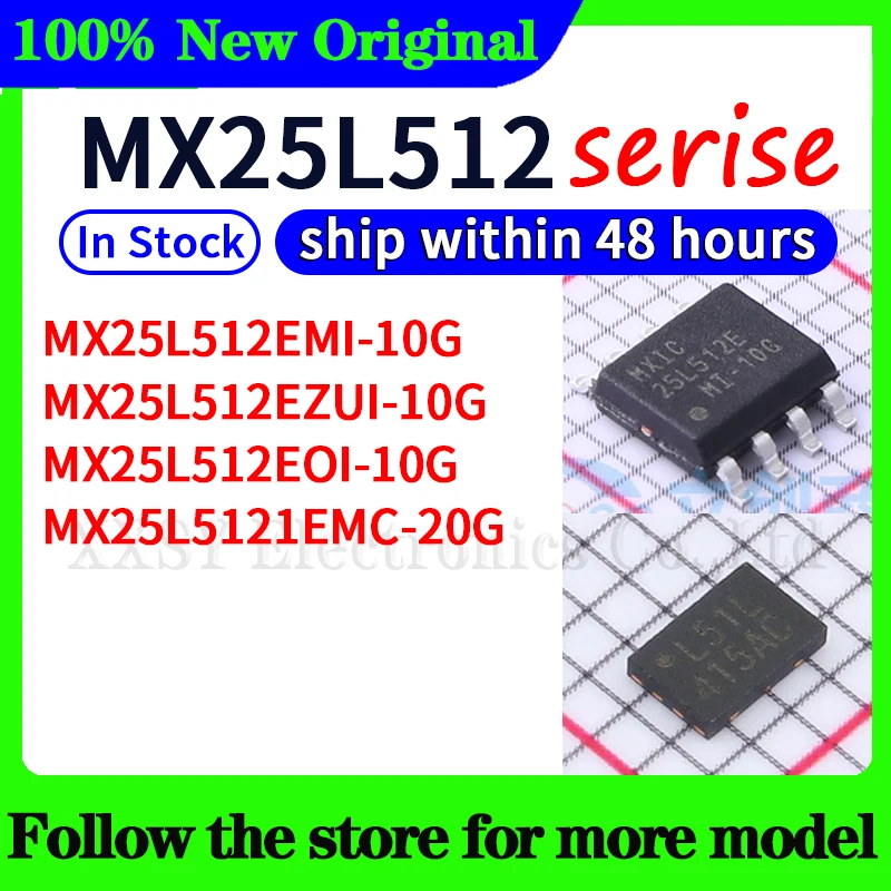 

MX25L512EMI-10G MX25L512EZUI-10G MX25L512EOI-10G MX25L5121EMC-20G In stock 48 hours ship
