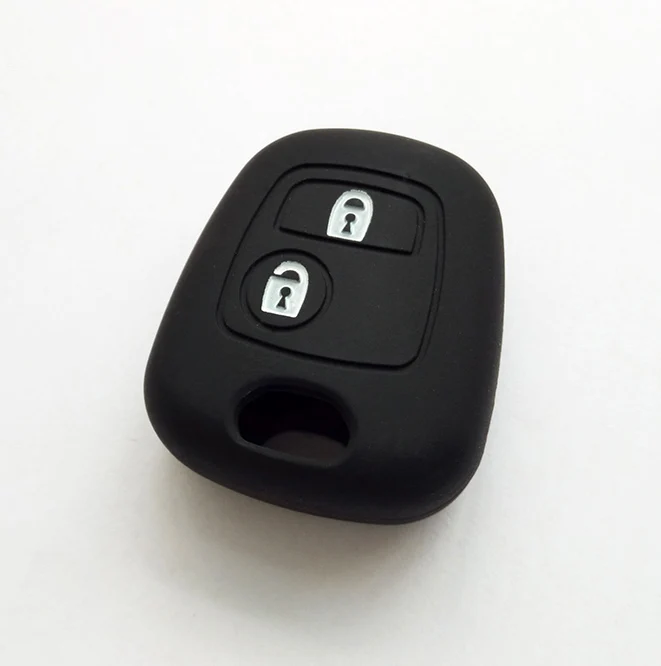 For TOYOTA AYGO REMOTE CASE FOB 2 BUTTON SILICONE KEY COVER FOR CITROEN C1 C2 C3 C4 XSARA PICASSO PEUGEOT 106 107 206 207 307