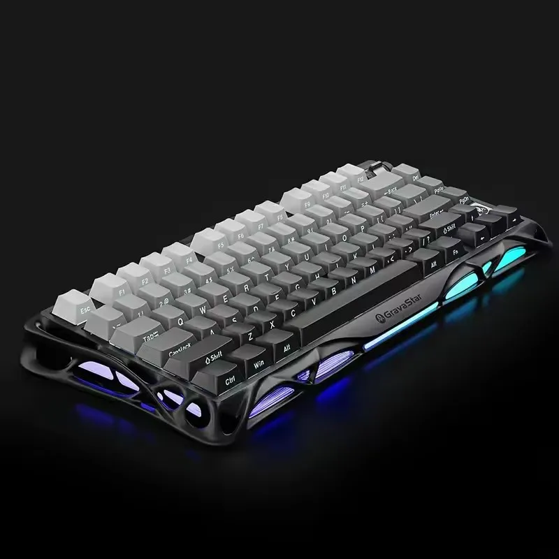 GravaStar Mercury K1 RGB Mechanical Keyboard Hot Swappable Gaming Keyboard Linear Switches RGB Wireless Gaming Keyboard
