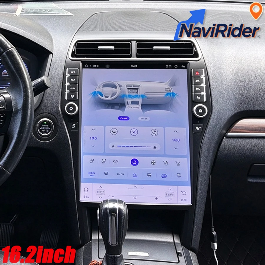 16.2inch Android Multimedia Video Player For Ford Explorer 2011‑2018 Stereo Wireless CarPlay Car Radio GPS Navigation Bluetooth