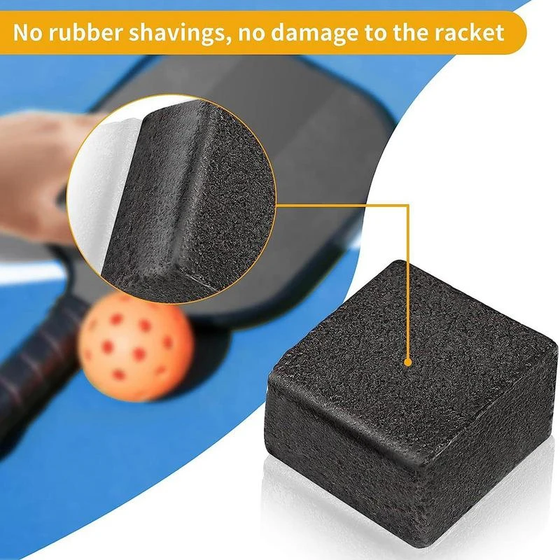 1PC Pickleball Paddle Eraser Racket Stain Remover Reusable Racquet Rubber Cleaner Safe Carbon Fiber Duster Sports Accessories