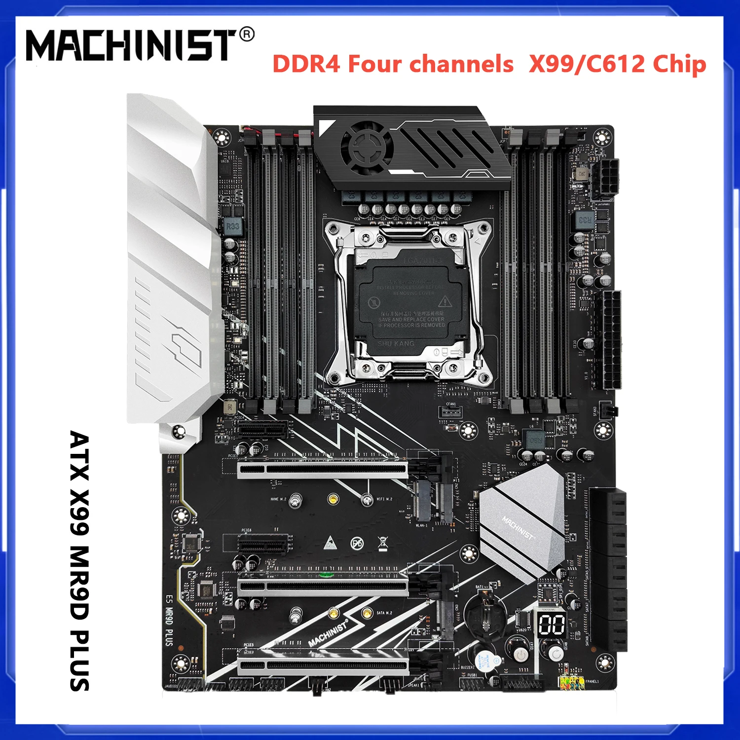 MACHINIST MR9D PLUS X99 マザーボードは DDR4 4 チャンネルメモリと