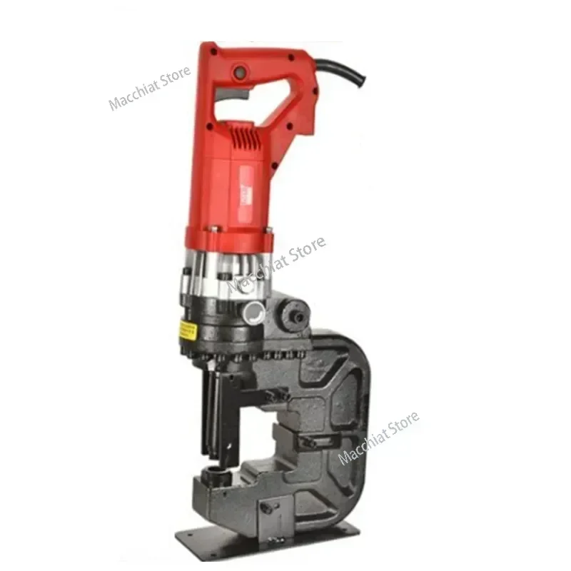 16T End Electro-Hydraulic Punching Machine Angle Steel Channel Steel Small Portable Stainless Steel Hole Cutting Punch Mold