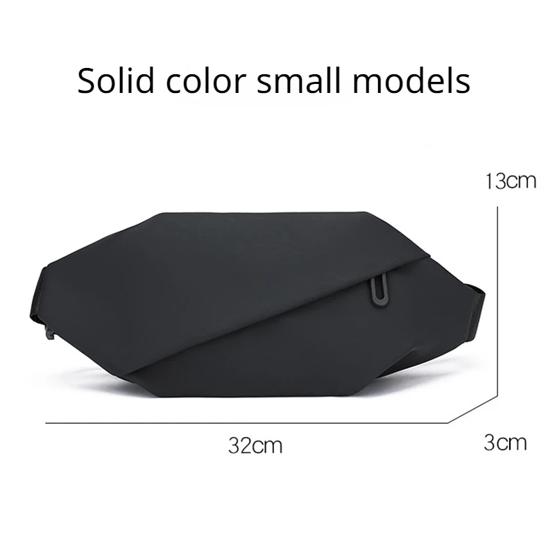 Solid Chest Bags Men\'s Bag Diagonal Mobile Phone Bags Trend Small Casual Waist Bag Shoulder Outdoor Sports Bag Daily Sling Bag