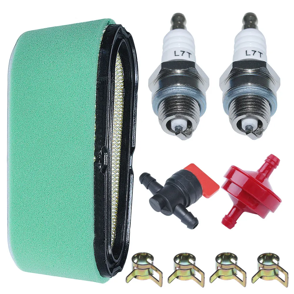 Air filter Pre filter For Tecumseh 640065A 640065 13Hp 13.5Hp 14Hp 15Hp  Shut off Valve Clamp Spark Plug Fuel Filter