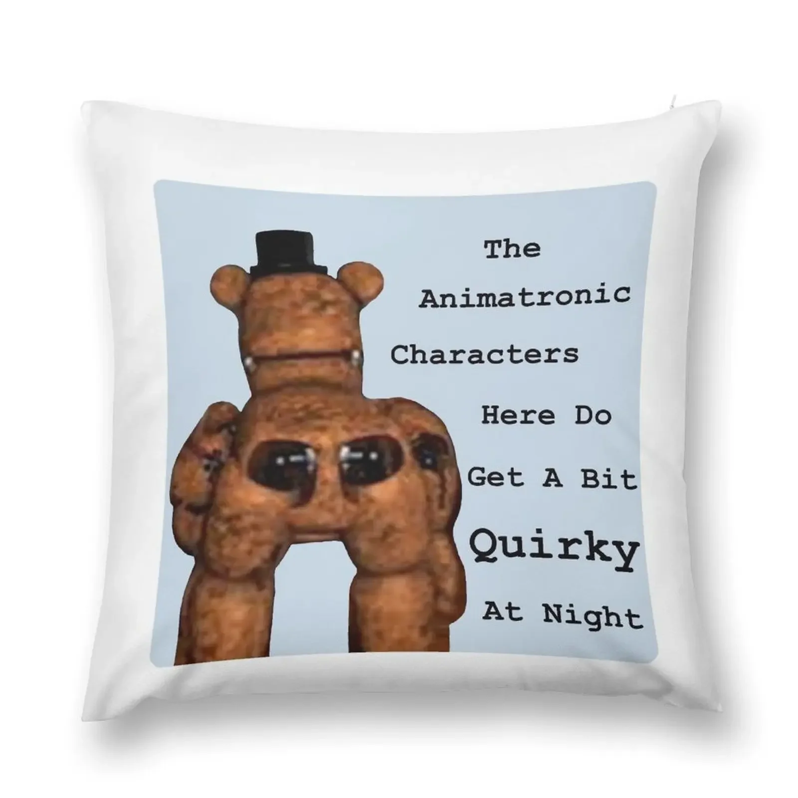 

Quirky Animatronics Throw Pillow Decorative Cushion Pillow Covers Decorative pillow