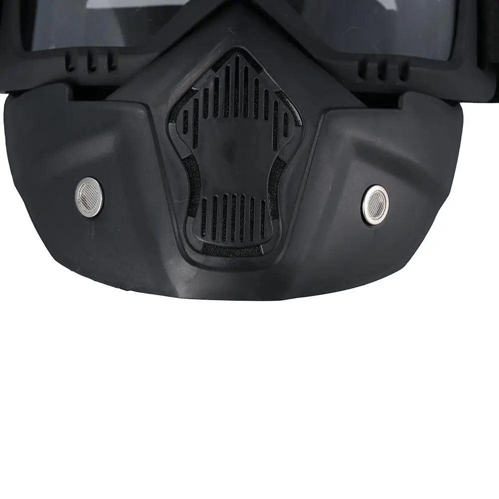 Survival Work Mask Head-mounted Face Shield Eye Protection Safety Chemical Respirator Goggles Gas Mask Protective Glasses