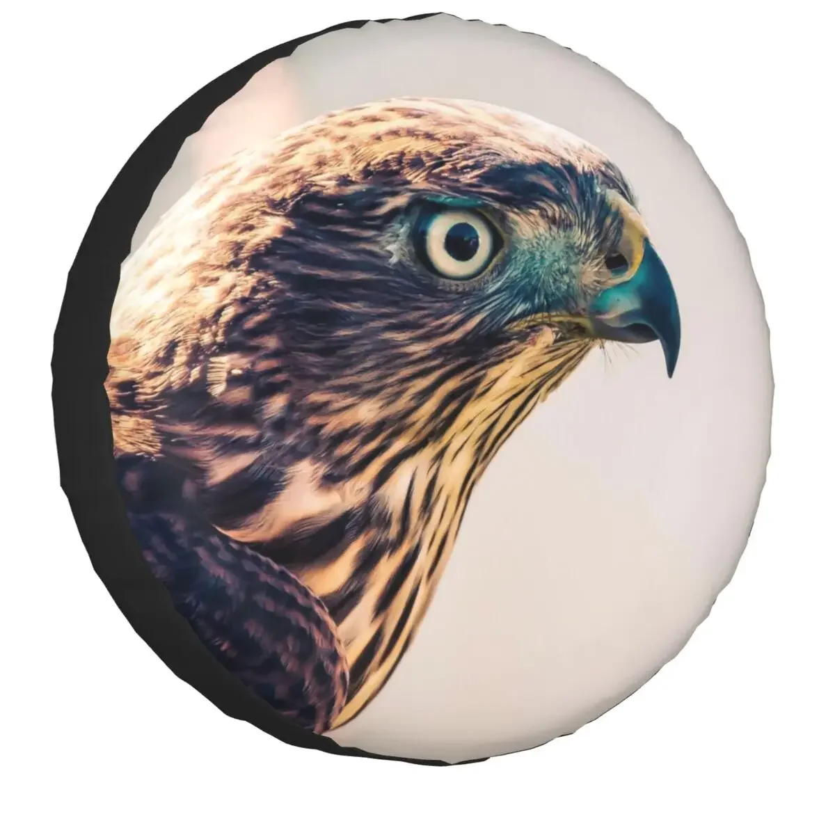 Custom Beautiful Peregrine Falcon Spare Tire Cover for Toyota Land Cruiser 4WD 4x4 RV Car Wheel Protectors 14