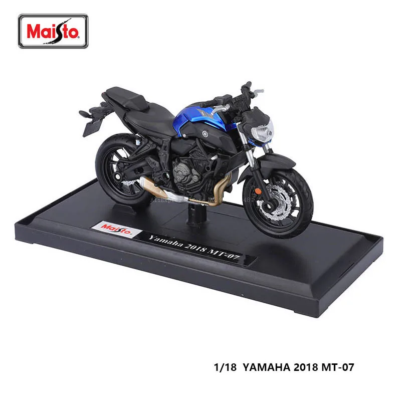 Maisto 1:18 yamaha MT-07 2018 genuine motorcycle static model die cast car collectible gift toy juguetes toy car