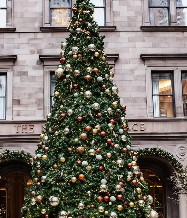 Christmas Decorations, Large Outdoor Tree 4m 6m 10m, Square Mall Waterproof Lights, Steel Frame