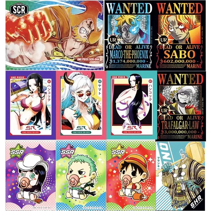 

Аниме ONE PIECE UR SR series ханбоа петух Трафальгар D право воды Portgas D Ace анимационная Коллекционная открытка Рождественский подарок на день рождения