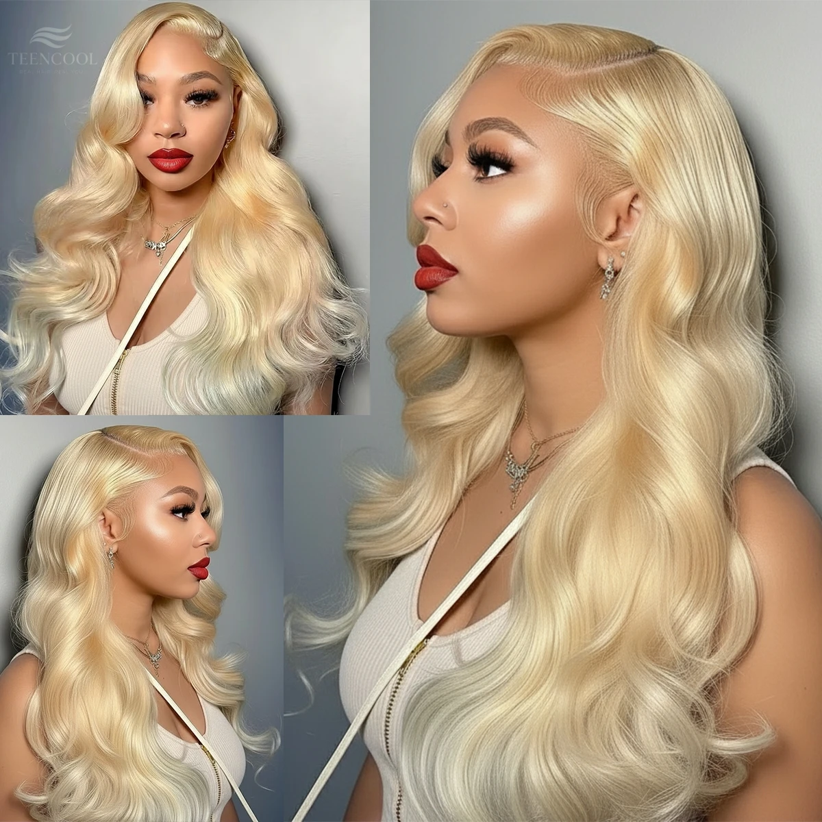 

Парик из натуральных волос 613 HD Lace Frontal, 13x6, с эффектом Body Wave, плотность 200%, бразильский, предварительно выщипанный, блонд, 13x4, с прозрачным кружевом