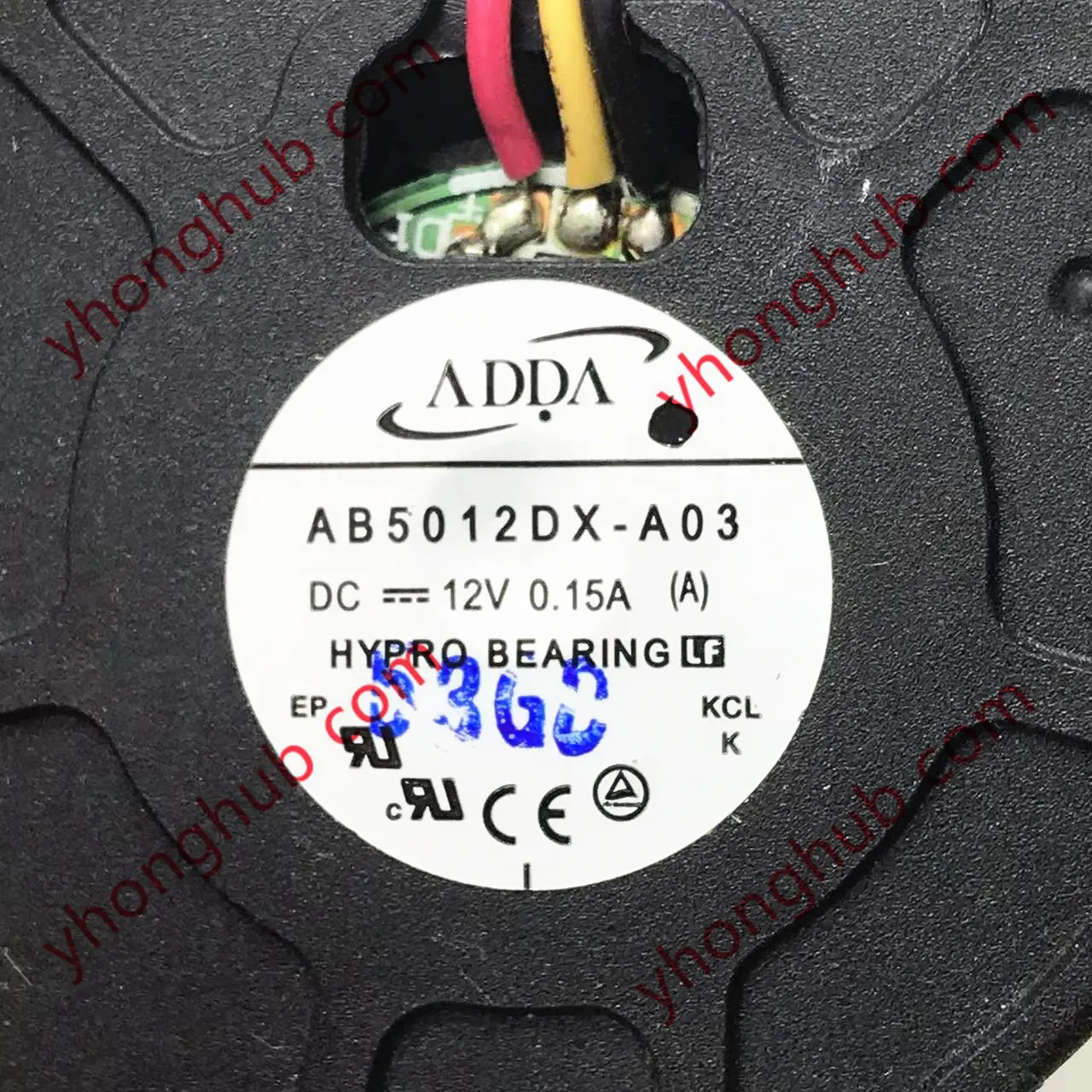 Imagem -04 - Adda Ab5012dx-a03 dc 12v 0.15a Ventilador de Refrigeração de Servidor de Fios