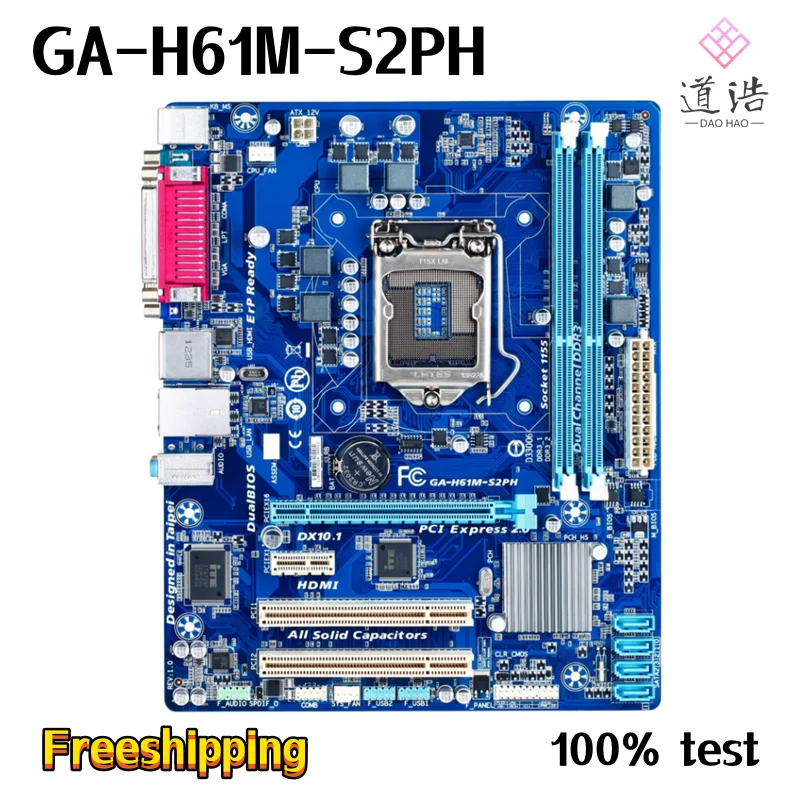 

Материнская плата 16 Гб HDMI LGA 1155 DDR3 Micro ATX H61 100% протестирована полностью