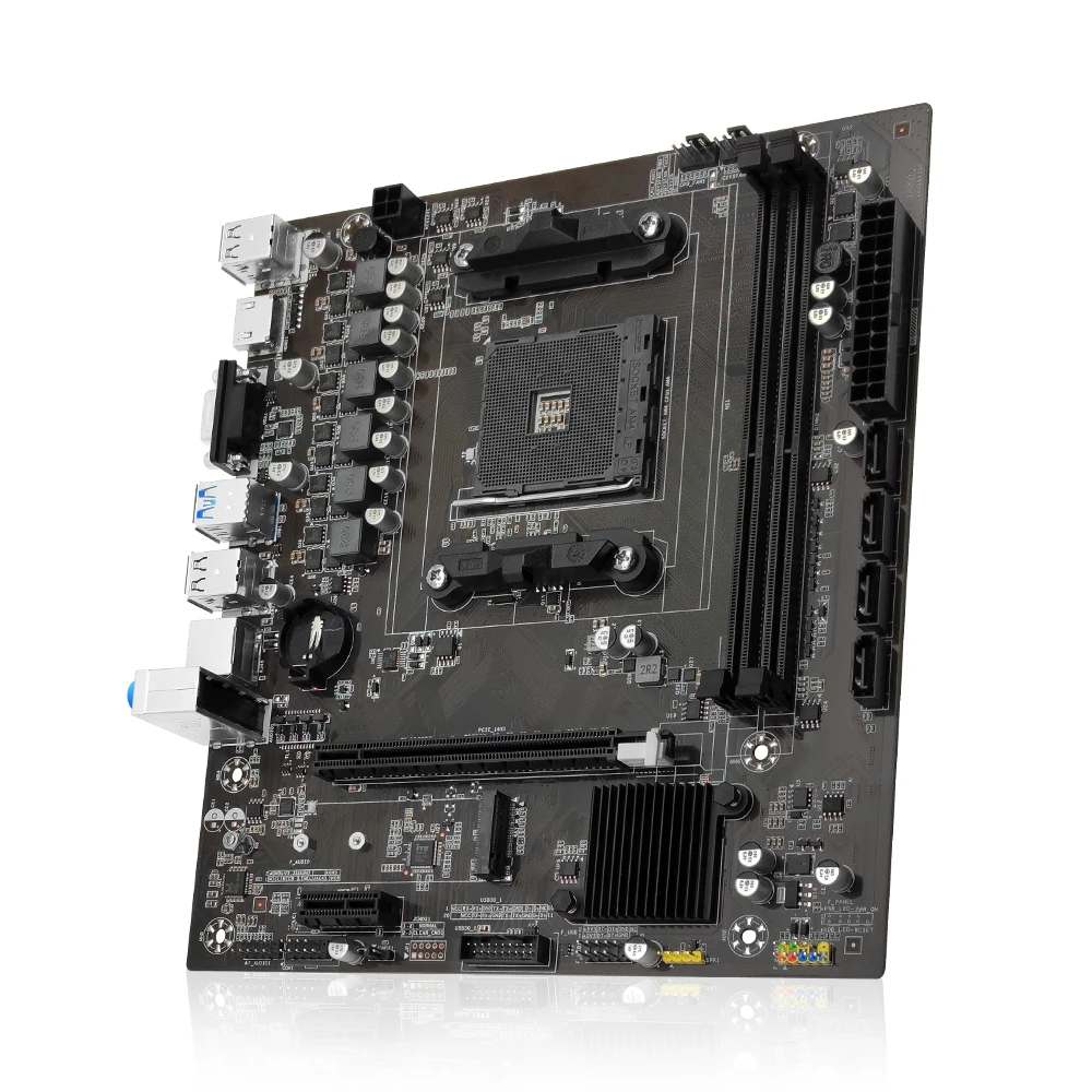 Imagem -03 - Motherboard Slot Am4 Suporta Amd Ryzen Geração 15 Cpu Hdmi Vga Desktop Memória Ddr4 Dual-channel Nvme M.2 Ngff Machinist-b450