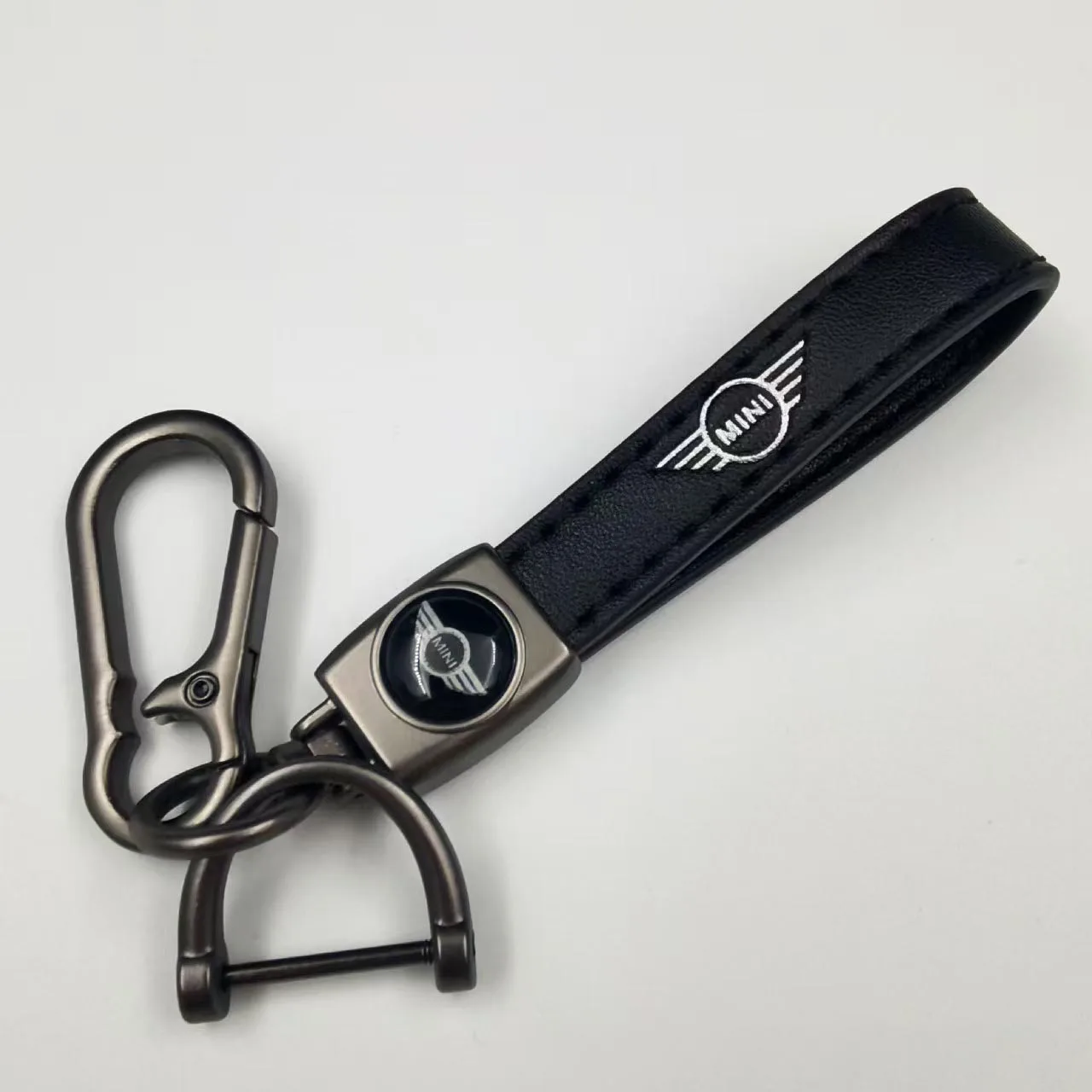 

Pop Style Leather Car Emblem Key Chain Ring Keyring for BMW M MINI X5 1 3 5 7 Series X6 Z4 X6 X7 M1 M3 M5 6 Series Accessories