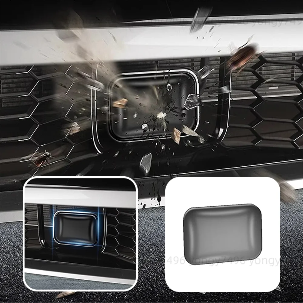 Car Upgrade For Audi Q5 GU 2025 2026 Front Radar Decorative Protective Film Waterproof Exterior Decoration Modification Parts