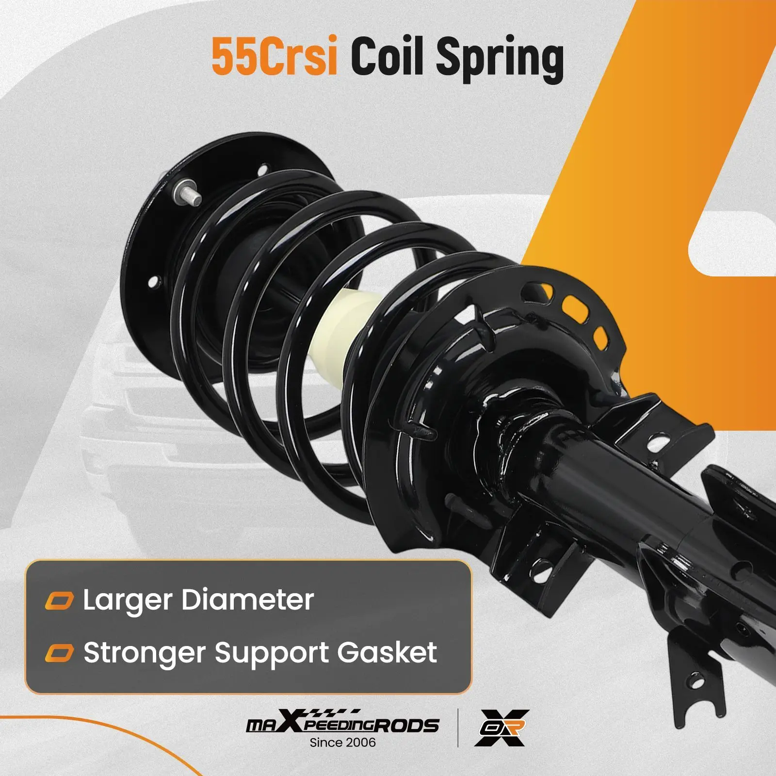 Front Rear Complete Struts w/ Coil Springs for Ford Fusion 2013-2020 Exc. 19