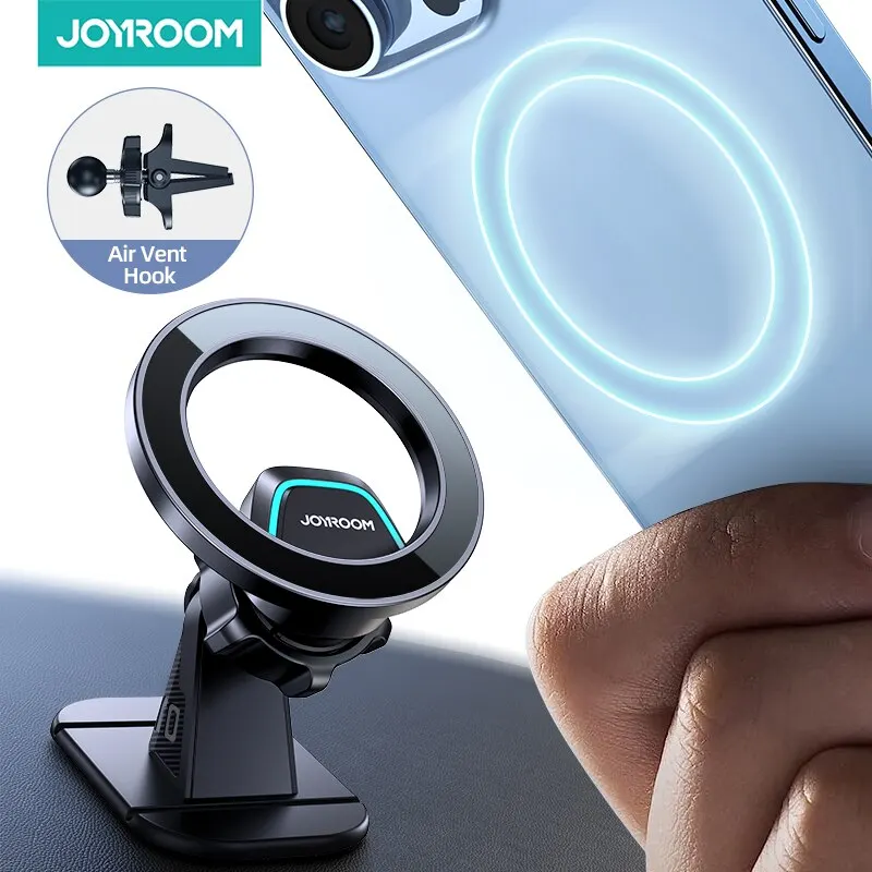 Joyroom Magnetic Car Mount Universal 20 Strongest Magnets Magnetic Car Phone Holder Dash All-Metal Phone Mount For iPhone 14 13