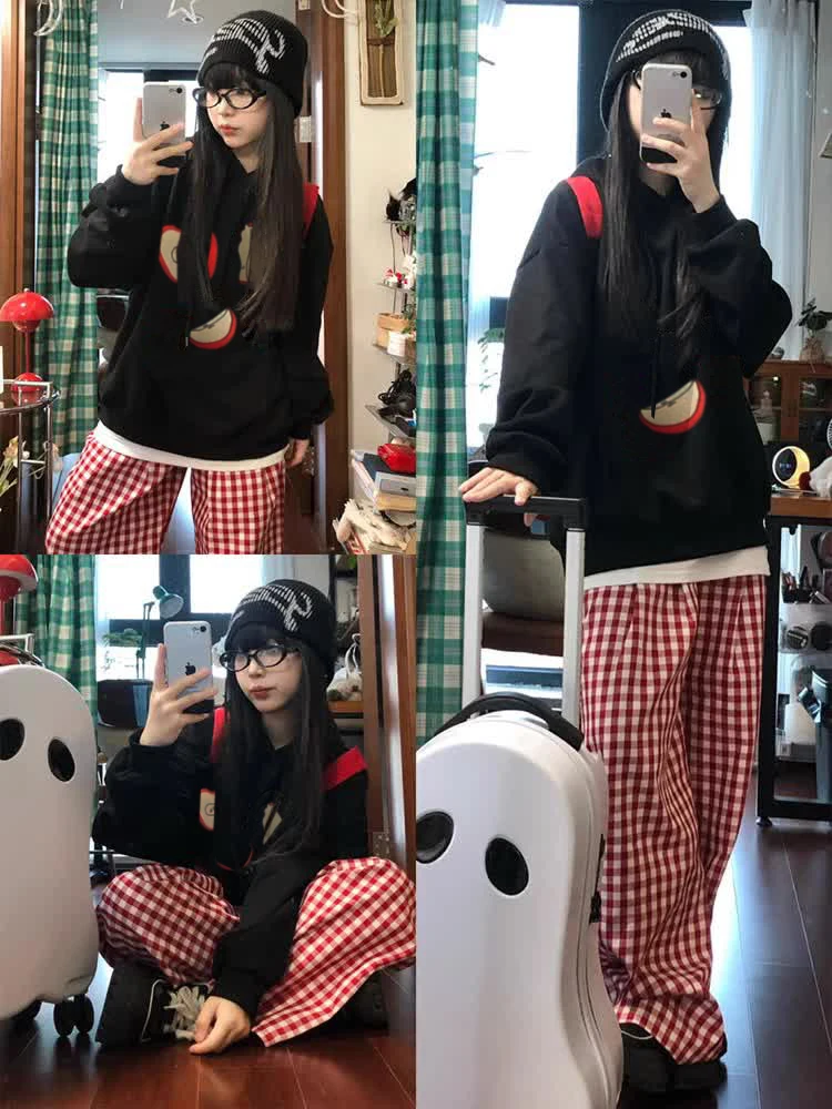 Design americano toalha bordado hoodie feminino solto longo sve outono inverno outerwear confortável casual sle