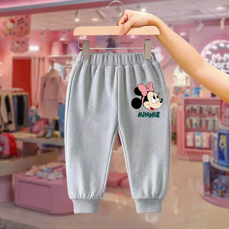 

Детские спортивные штаны с героями мультфильмов, весенние джоггеры для мальчиков и девочек, модные повседневные брюки с принтом, Новое поступление