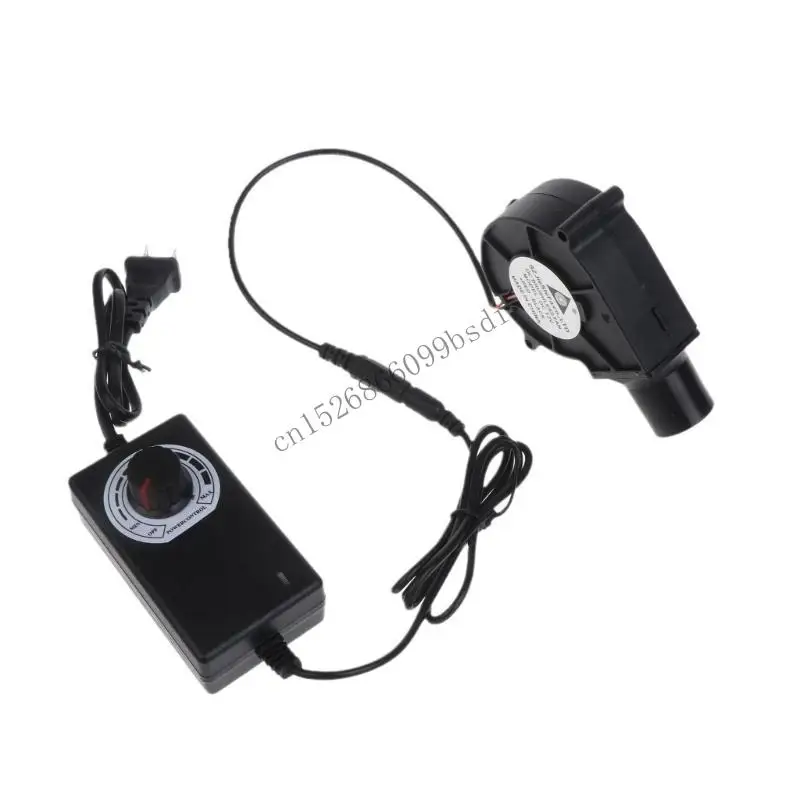 

11UA штепсельная вилка стандарта США, вентилятор с регулировкой скорости, 12 В, гриль, дровяная печь, уличная мобильная машина с