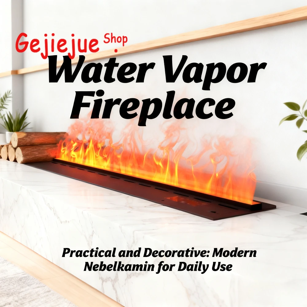 

Practical and Decorative: Modern Nebelkamin for Daily Use Remote Control Electric Fireplace with 7 Flame Modes - Bequemlichkeit