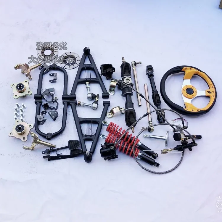 

Front Suspension 2.5 Turns Left Steering Wheel Brake Steering Wheel for ATV UTV Go Kart Dirt Bike 125 250cc
