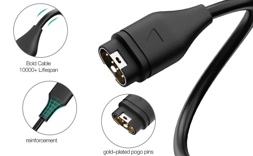 Typ-C-USB-Ladekabel für Garmin Venu X1 Ladegerät Forerunner 970 570 Instinct 3 2X Fenix 7 7S 6X GarminActive 6 Lily2 Active