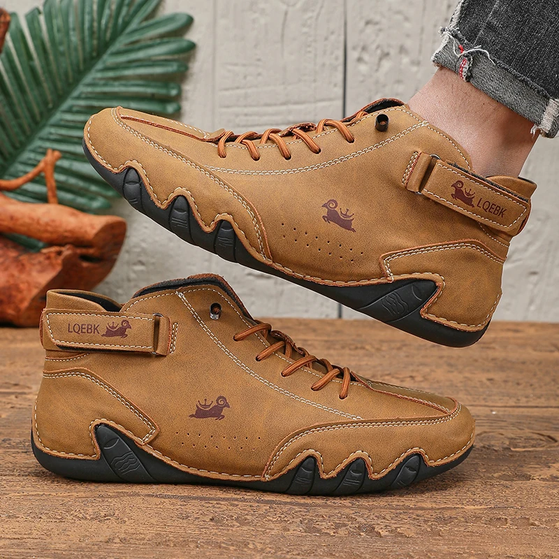 Mens Shoes Original Sneakers Shoes Men's High Top Ankle Boots Breathable and Comfortable Soft Sole Luxury Fashion Men's Shoes - Image 6