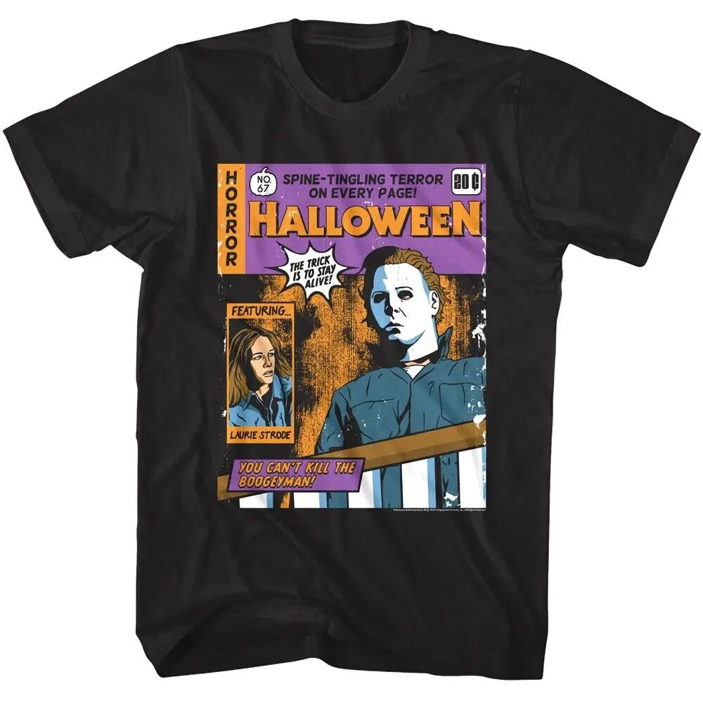 Halloween Spine Tingling Comic Men's T Shirt