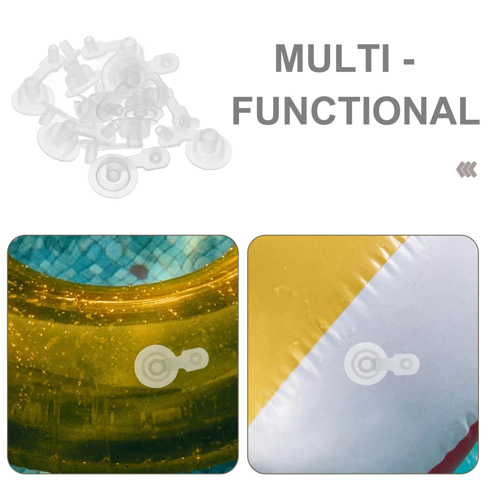 Buses gonflables à gonfler rapide, vannes d'air pour anneaux de natation, matelas, accessoires de piscine, buse de jouet gonflable, 20 pièces