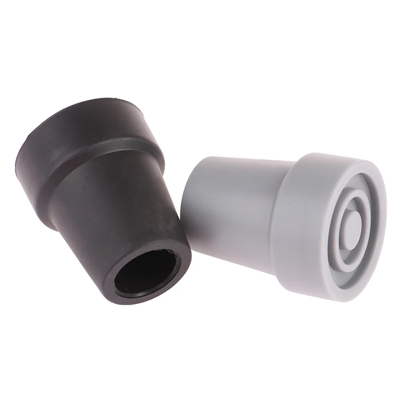 19mm Antiskid Rubber Crutch Tip Pad Durable Rubber Anti-Slid Heavy Duty Canes Replacement For Walking Stick Crutch