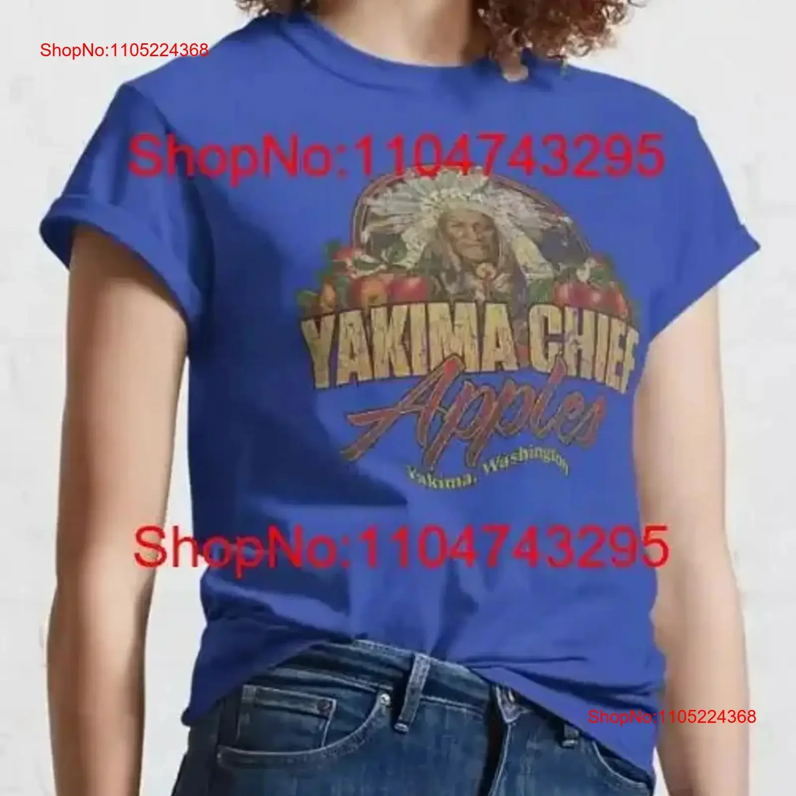 Yakima Chief Apples 1934 Classic T Shirt vintage Washed Comfortable homme streetwear Casual Top For Everyday Wear fashion Soft