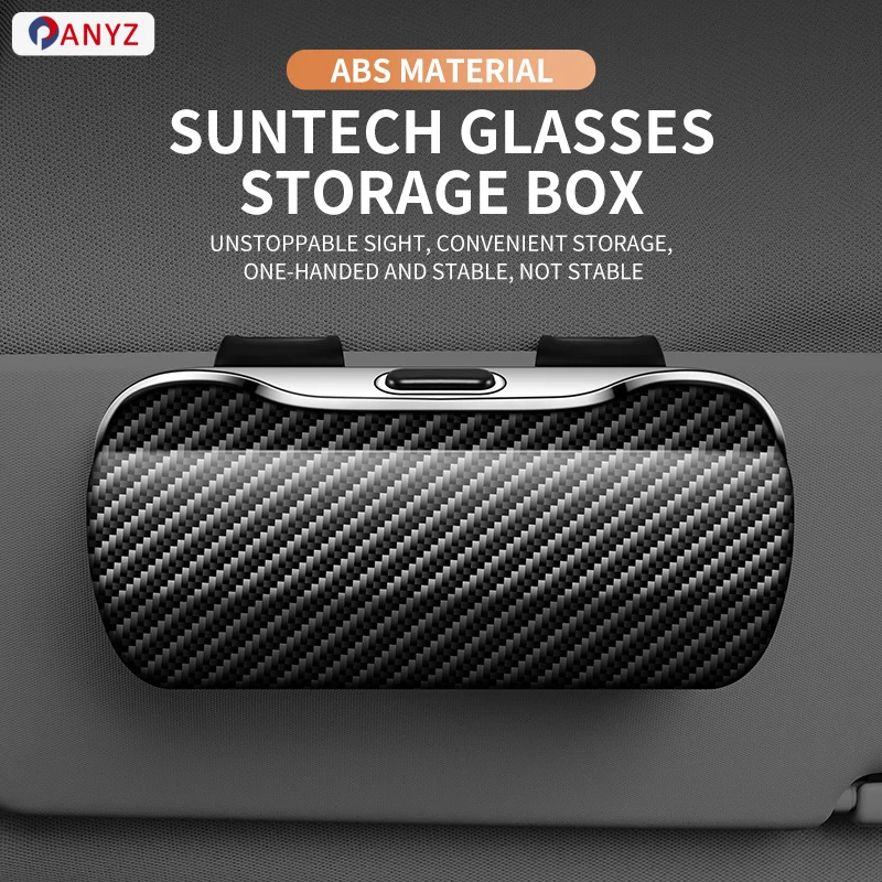 حافظة نظارات السيارة حامل متعدد الوظائف 1 قطعة مضادة للخدش والغبار قبضة آمنة مع فتحة للبطاقات لـ NIO ET5 ET7 ET9 EVE EC6 ES6