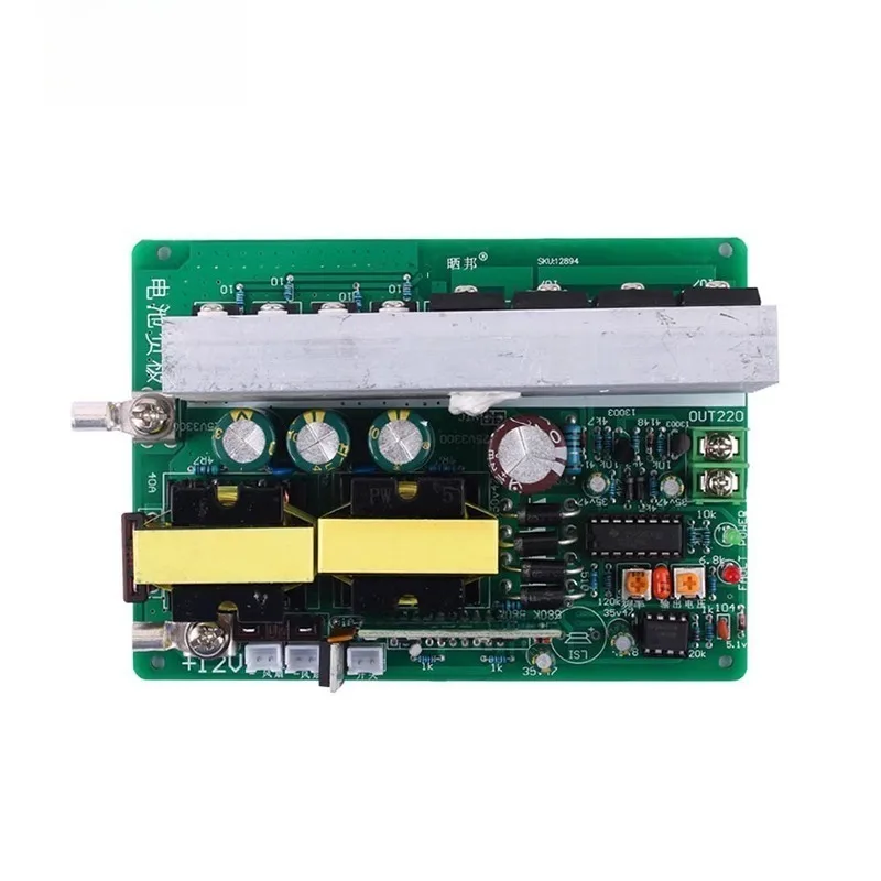 For 12V To 220V 50Hz DC-AC Boost Inverter Module 600W Correction Wave Adjustable Inverter Circuit Board DIY Power Boost Board